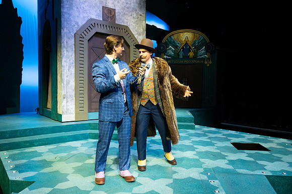 Dress rehearsal for Theater production, Comedy of Errors.