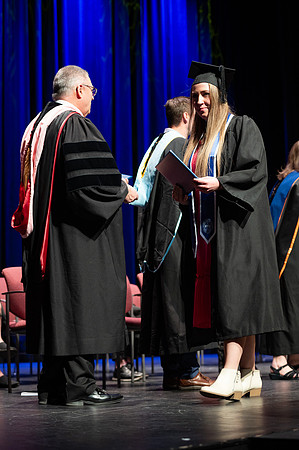 Graduates during convocation for the College of Academic Success & Interdisciplinary Studies. Speakers: Kevin Brower, Jenna Kate Wilson, Tyler Christensen
