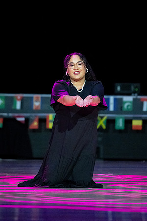 Students participate in Cultural Night.