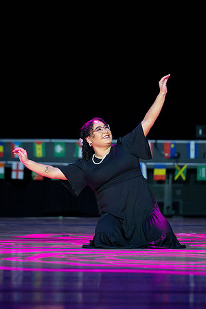 Students participate in Cultural Night.