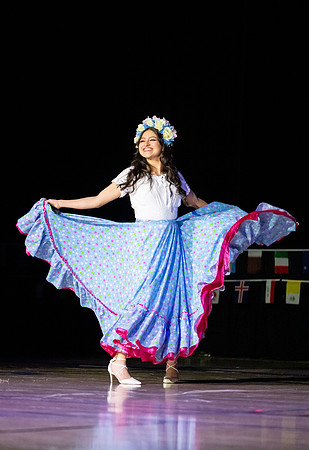 Students participate in Cultural Night.