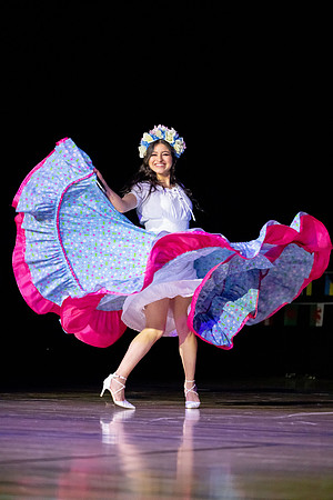Students participate in Cultural Night.