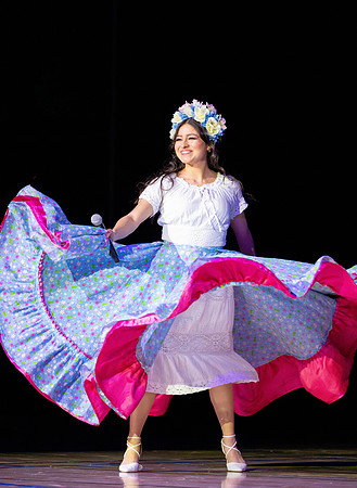 Students participate in Cultural Night.