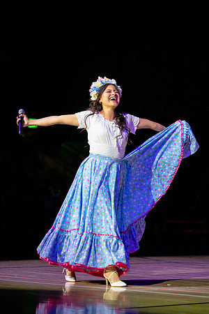 Students participate in Cultural Night.
