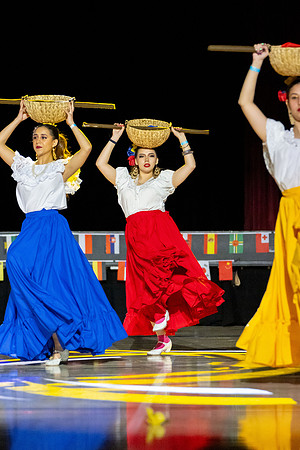 Students participate in Cultural Night.