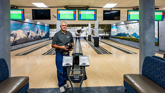 Strike Zone Bowling Supervisor, Harold Rose.