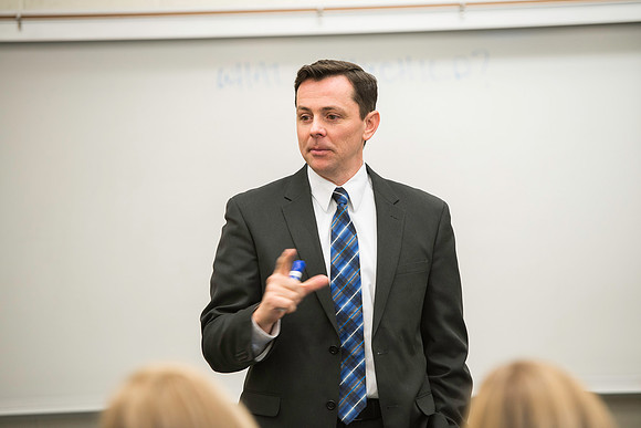 Derek Fay presented "Exploring the Student Leadership Model".