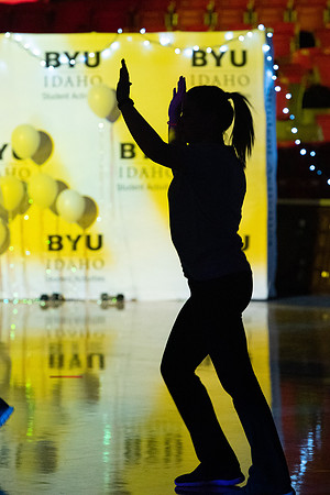 Students meet instructors of fitness classes offered on campus and get to try each style.