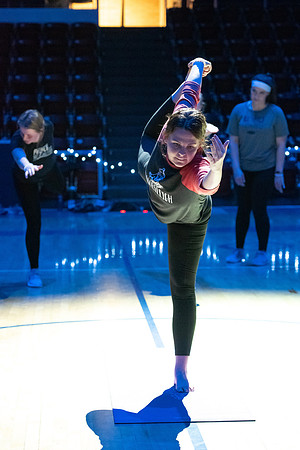 Students meet instructors of fitness classes offered on campus and get to try each style.