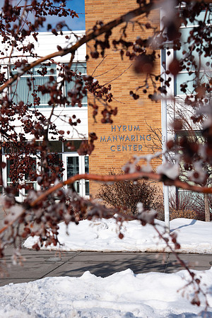 Hyrum Manwaring Center sign.
