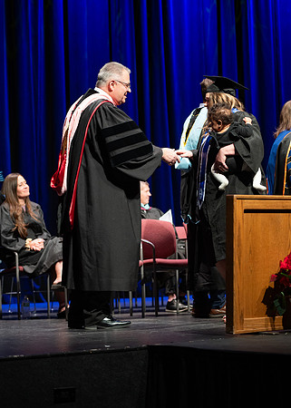 Graduates during convocation for the College of Academic Success & Interdisciplinary Studies. Speakers: Kevin Brower, Jenna Kate Wilson, Tyler Christensen