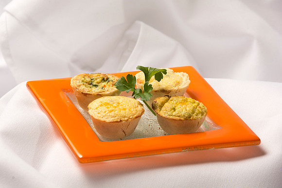Made with only the finest ingredients, these mini quiches will be what everyone is talking about.