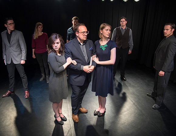 The theater department performs readings as part of the Ibsen Series.