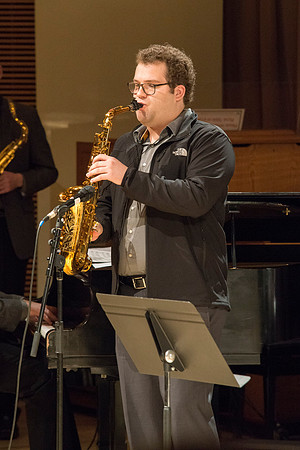 The Jazz Band perform at the Brigham Young University-Idaho Department of Music Showcase.