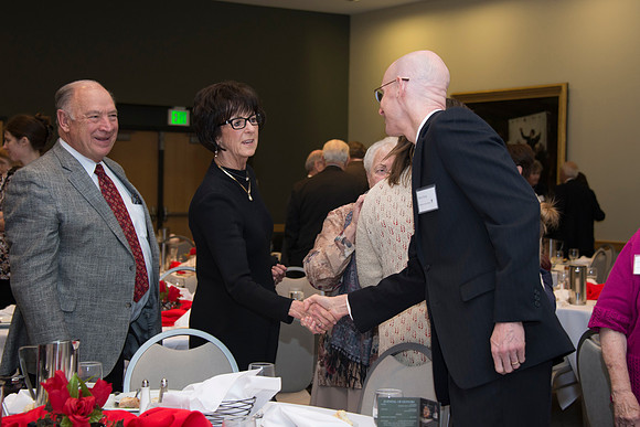 The Eliza R. Snow Society Honors Florence Bowman as she receives the Eliza R. Snow Award.