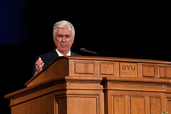 BYU-Idaho Devotional with Elder Dieter F. Uchtdorf and his wife. Winter Semester