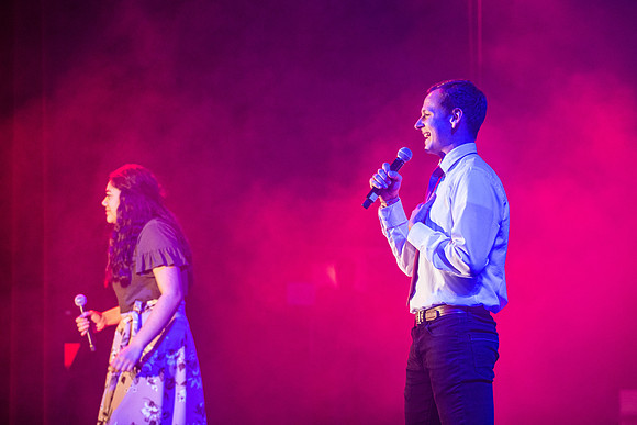 The Talent Show, held in the Hart Auditorium, is an opportunity for students to showcase their various talents. Winter Semester.