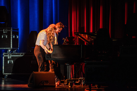 The Talent Show, held in the Hart Auditorium, is an opportunity for students to showcase their various talents. Winter Semester.