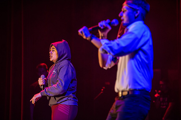 The Talent Show, held in the Hart Auditorium, is an opportunity for students to showcase their various talents. Winter Semester.
