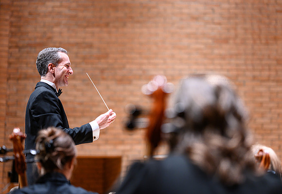 The BYU-Idaho Sinfonietta was joined by student Concerto Competition winners Tate Wadsworth and Austin Roylance, who performed the 2nd Horn Concerto by Richard Strauss, and Franz Liszt’s epic Piano Co