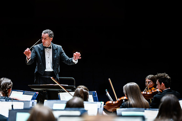 The BYU-Idaho Sinfonietta was joined by student Concerto Competition winners Tate Wadsworth and Austin Roylance, who performed the 2nd Horn Concerto by Richard Strauss, and Franz Liszt’s epic Piano Co