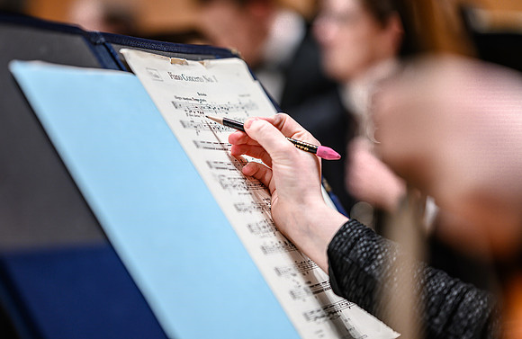 The BYU-Idaho Sinfonietta was joined by student Concerto Competition winners Tate Wadsworth and Austin Roylance, who performed the 2nd Horn Concerto by Richard Strauss, and Franz Liszt’s epic Piano Co