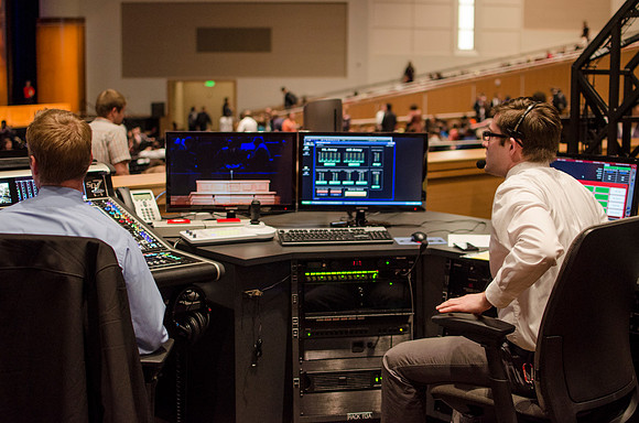 People behind the scenes to help make Devotionals at Brigham Young University-Idaho happen.
