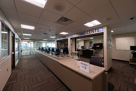 Testing Center interior.