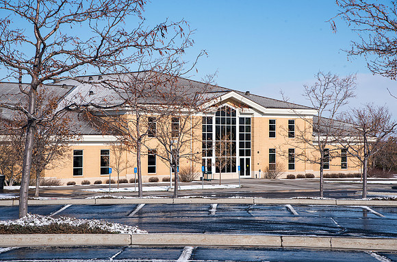 BYU-Idaho campus, a quiet place during the coronavirus pandemic. April 2020