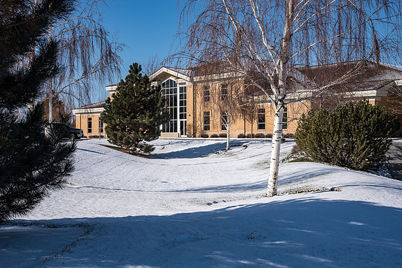 BYU-Idaho campus, a quiet place during the coronavirus pandemic. April 2020