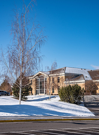 BYU-Idaho campus, a quiet place during the coronavirus pandemic. April 2020