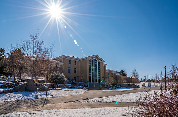 BYU-Idaho campus, a quiet place during the coronavirus pandemic. April 2020