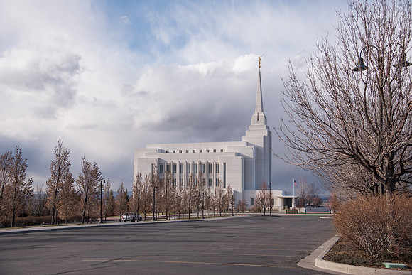 Empty Rexburg Temple due to Coronavirus outbreak. Winter Semester
