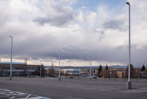 Empty BYU-Idaho Campus due to Coronavirus outbreak. Winter Semester
