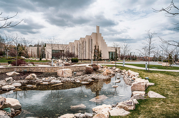 The Taylor building during spring break.