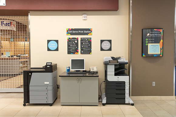 Express Print and Copy is closed during the Covid-19 pandemic.