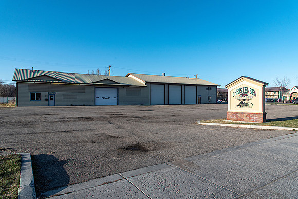 The old Christensen Body Shop. The business moved to the other side of town.
