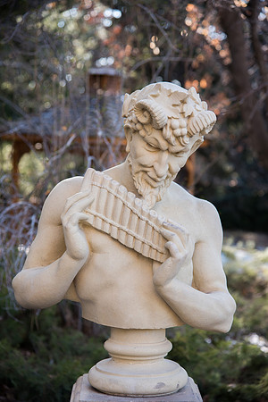 BYU-Idaho Ricks Gardens statues. Spring Break