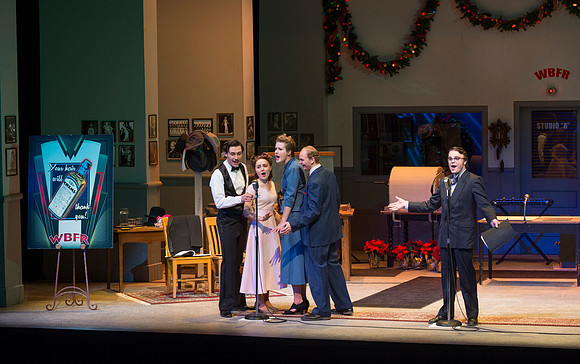 It's a Wonderful Life: A Live Radio Play, comes to life on stage at the Snow Drama Theater at BYU-Idaho.  It was written by Joe Landry and directed by Roger Merrill.
