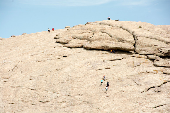 independence Rock, so named as a landmark pioneers hoped to be at on or before July 4th to ensure there safe crossing over the mountain passes before snowfall.
