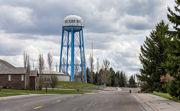 Rexburg water tower - Apr 2020
