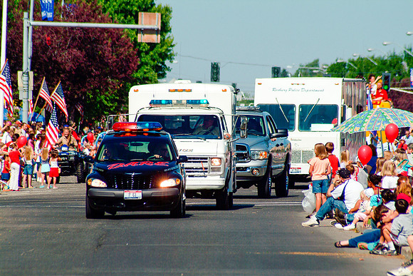 Independance Day Parade down Main Street of Rexburg, Idaho. July 4, 2005