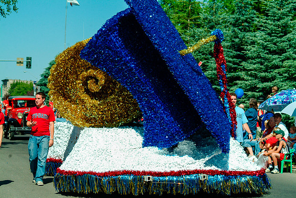 Independance Day Parade down Main Street of Rexburg, Idaho. July 4, 2005