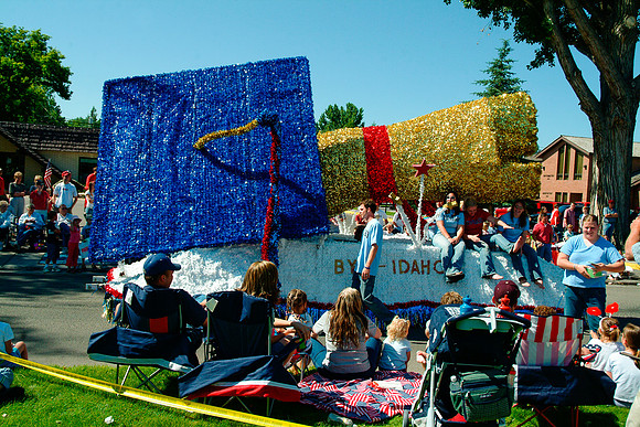 Independance Day Parade down Main Street of Rexburg, Idaho. July 4, 2005