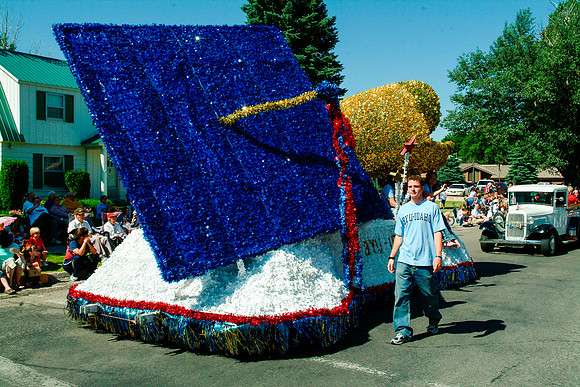 Independance Day Parade down Main Street of Rexburg, Idaho. July 4, 2005