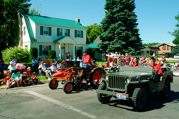 Independance Day Parade down Main Street of Rexburg, Idaho. July 4, 2005