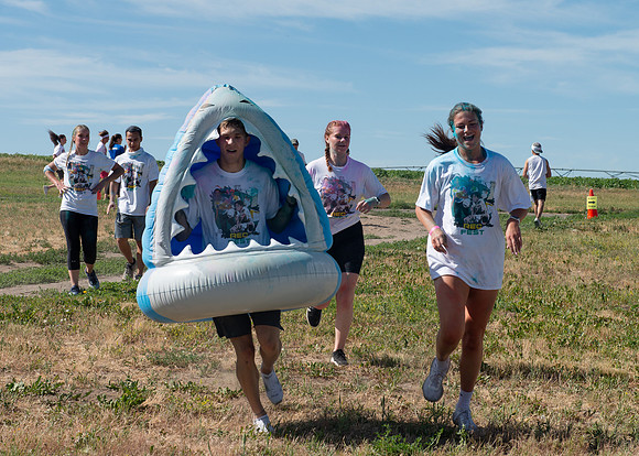 Rec-Fest Sring 2022, includes Mud Volleyball, Color Run, Ropes Course, Food, Climbing Wall and Games.
