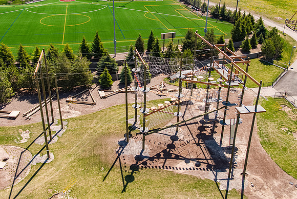 BYU-Idaho campus aerial photo - May 2020
