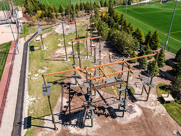 BYU-Idaho campus aerial photo - May 2020