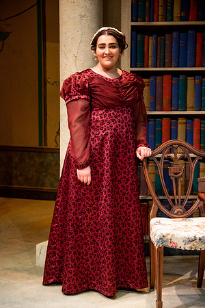 Theatre students perform in the theater production Christmas at Pemberley in the fall 2021 semester.
